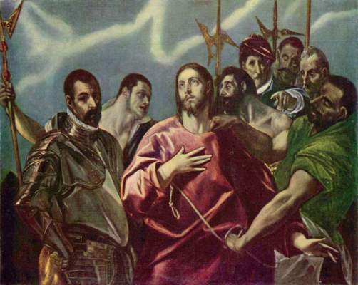 Christus wird seiner Kleider beraubt  ('El Expolio') Slg. M. L. Herzog