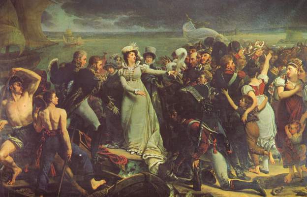 Die Herzogin von Angouleme schifft sich in Pauillac ein Musée des Beaux-Arts