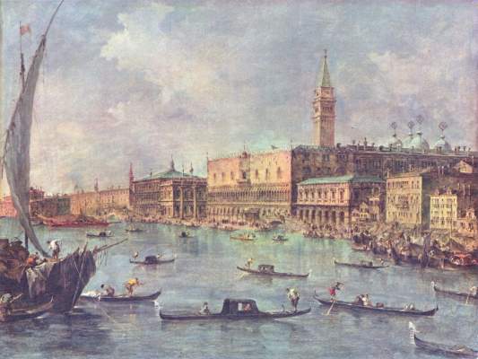 Dogenpalast in Venedig National Gallery