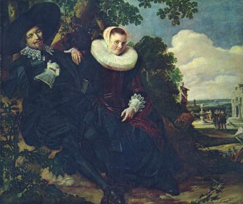 Ein junges Paar (vermutlich Isaak Massa und Beatrix van der Laen) Rijksmuseum