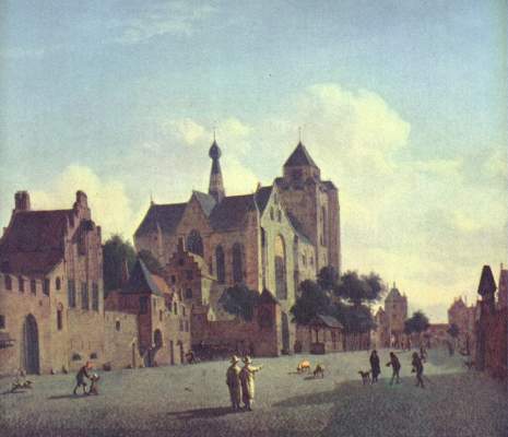Die Kirche von Veere Königliche Gemäldegalerie Mauritshuis