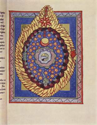 Hildegardis-Codex (Kopie): Das Weltall Benediktinerinnenabtei S. Hildegard