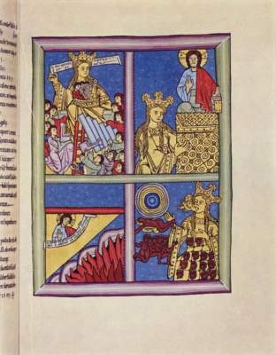 Hildegardis-Codex (Kopie): Mutterschaft aus dem Geiste und dem Wasser Benediktinerinnenabtei S. Hildegard