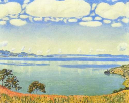 Der Genfer See von Chexbres aus Öffentliche Kunstsammlung