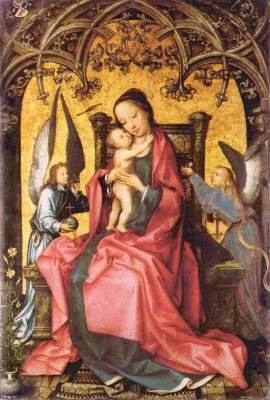 Maria wird von Engeln gekrönt Germanisches Nationalmuseum