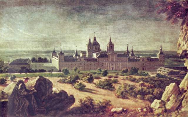 Blick auf das Kloster Escorial Museo del Prado