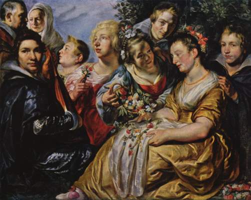 Jacob Jordaens und die Familie seines Schwiegervaters Gemäldegalerie