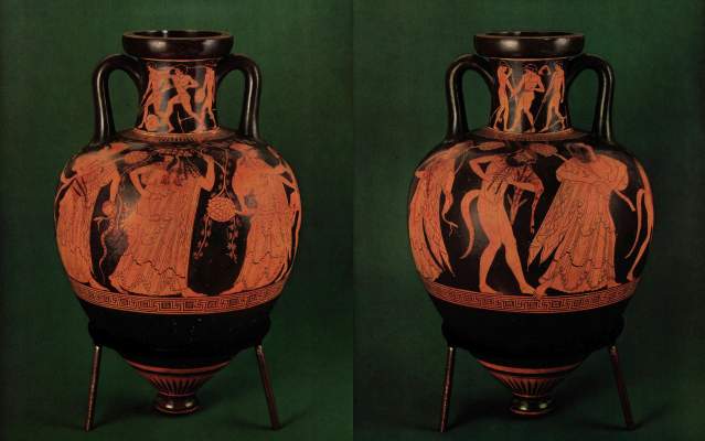 Dionysos mit Gefolge (Spitzamphora) Antikensammlungen