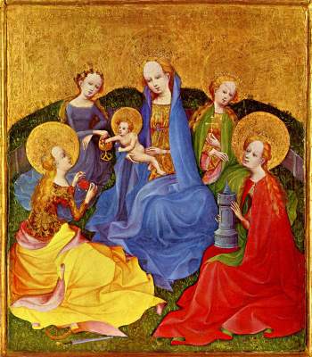 Maria mit dem Kind und Heiligen Gemäldegalerie