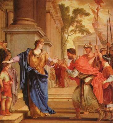 Cornelia weist die Krone der Ptolemäer zurück Museum der Bildenden Künste