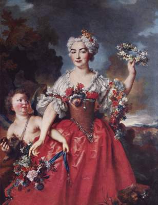Marquise de Gueydan als Flora Musée Granet