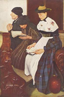 Die drei Frauen in der Kirche Kunsthalle