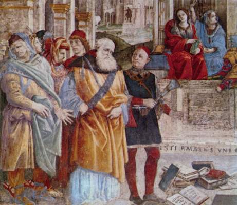 Hl. Thomas von Aquin und die Ketzer (Ausschnitt) S. Maria sopra Minerva