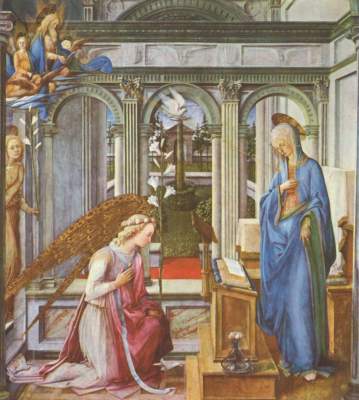 Verkündigung an Maria (Hochaltarbild der Klosterkirche der Suore Murate in Florenz) Alte Pinakothek