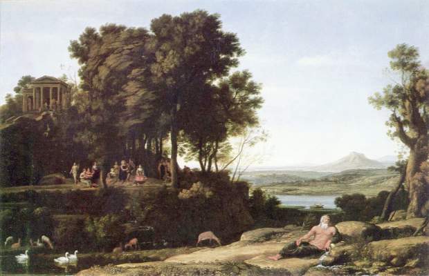 Landschaft mit Apollo, den Musen und einem Flußgott National Gallery of Scotland