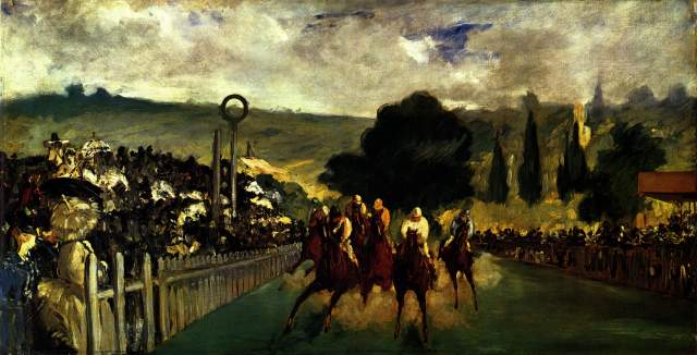 Rennen in Longchamp Art Institute