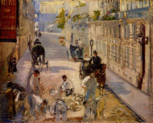 Straßenarbeiter, rue de Berne Slg. Lord Butler