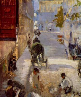 Straßenarbeiter, rue de Berne (Ausschnitt) Slg. Lord Butler