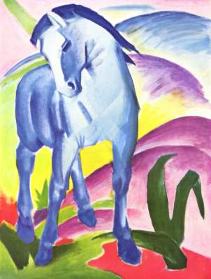 Blaues Pferd I Slg. Bernhard Koehler