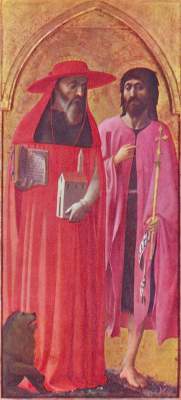Hll. Johannes der Täufer und Hieronymus National Gallery