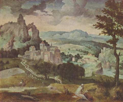 Hl. Hieronymus in einer Landschaft Koninklijk Museum voor Schone Kunsten