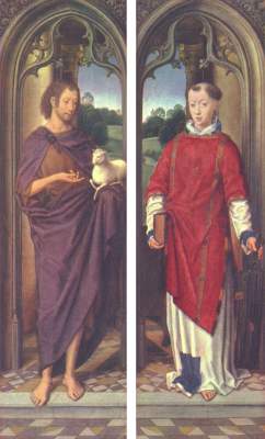 Johannes der Täufer und der heilige Laurentius National Gallery