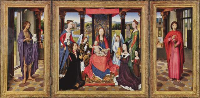 Marienaltar des Sir John Donne of Kidwelly National Gallery