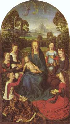 Mystische Hochzeit der heiligen Katharina von Alexandria Musée National du Louvre