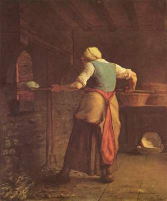 Frau beim Brotbacken Rijksmuseum Kröller-Müller