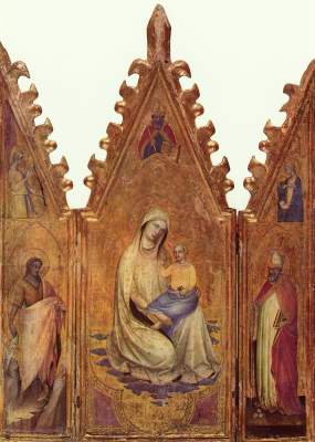 Madonna mit dem Kind und den Heiligen Johannes d. T. und Nikolaus Pinacoteca Nazionale