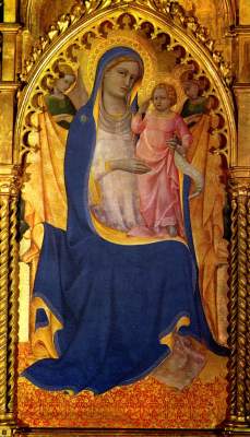 Monte Oliveto-Altar, Mitteltafel: Madonna mit Kind Palazzo Davanzati