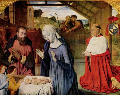 Geburt Christi und der Kardinal Rolin Museum