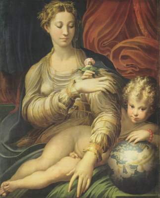 Die Madonna mit der Rose Gemäldegalerie