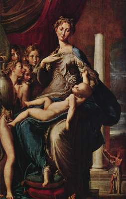 Madonna mit dem Langen Hals Galleria degli Uffizi