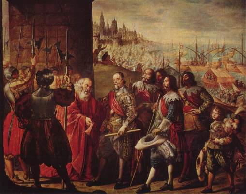 Die Entsetzung Genuas durch den Marqués de S. Cruz Museo del Prado