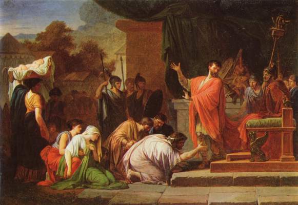König Perseus vor Aemilius Paulus Museum der Bildenden Künste