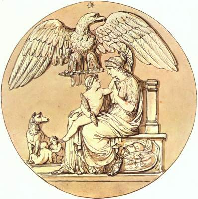 Die Göttin Roma und der König von Rom Museo Napoleonico