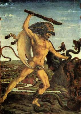Herakles und die Hydra Galleria degli Uffizi