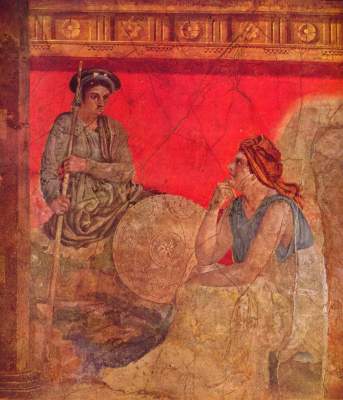 Antigonos und seine Mutter (Ausschnitt) Galleria Nazionale di Capodimonte