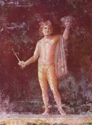 Perseus (Pompejanische Nachahmung eines griechischen Vorbildes des 3. Jhs. v. Chr.) Antiquarium