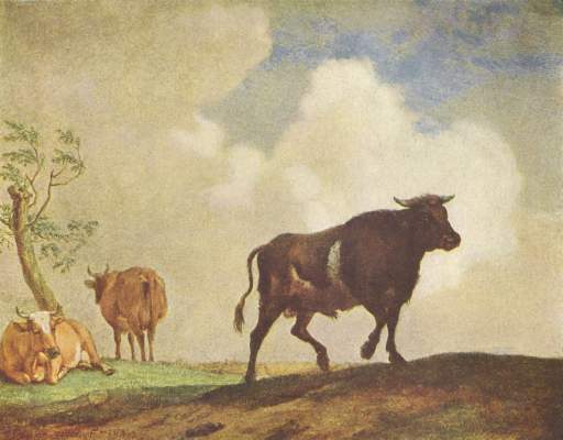 Stier und Kühe Bode-Museum