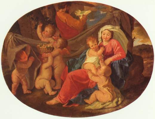 Heilige Familie mit Engeln Museum der Bildenden Künste