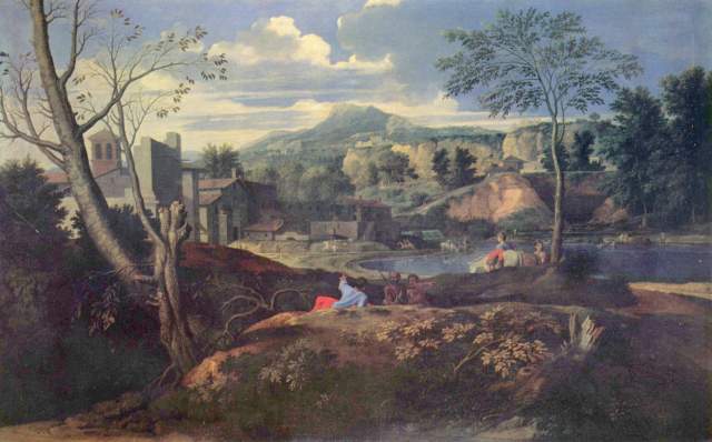 Ideale Landschaft Museo del Prado