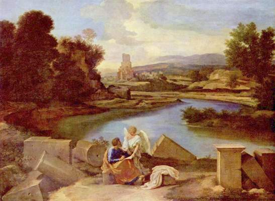 Landschaft mit dem Hl. Matthäus Gemäldegalerie