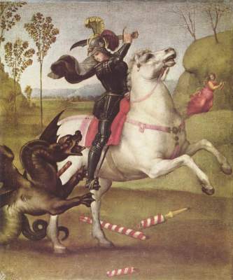 Hl. Georg im Kampf mit dem Drachen Musée National du Louvre