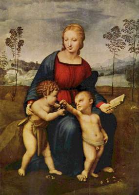 Madonna del Cardellino Galleria degli Uffizi