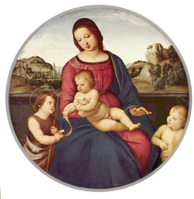Madonna Terranuova (Tondo) Gemäldegalerie