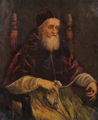 Papst Julius II. (Kopie von Tizian) Palazzo Pitti