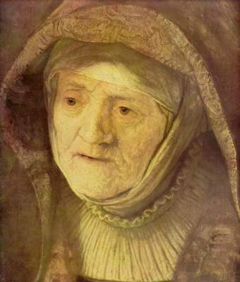 Rembrandts Mutter (Ausschnitt) Kunsthistorisches Museum