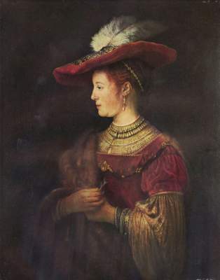 Saskia als junge Frau Gemäldegalerie